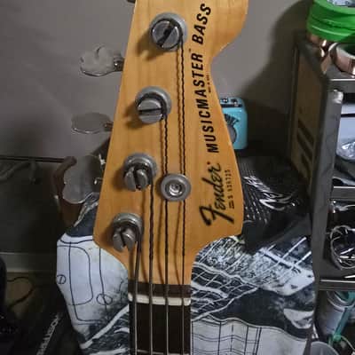 Fender Music Master 1977 - Black Nitro image 3