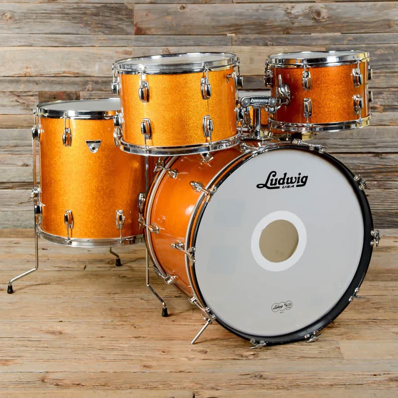 Ludwig S-330 Standard Series Twin-Tom Drum Set with 22" Bass Drum 1969 - 1974 image 6