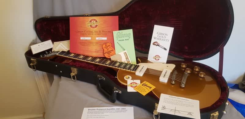 '56 Les Paul Goldtop Reissue limited edition with Brazilian Rosewood Fretboard 2003 - Antique Gold