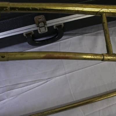 Blessing Scholastic Trombone with Case & Mouthpiece. Made in USA. Good condition image 5