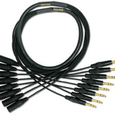 Mogami GOLD 8 TRSXLRM-10 8-channel 1/4 inch TRS Male to XLR Male Snake Cable - 10 foot image 2