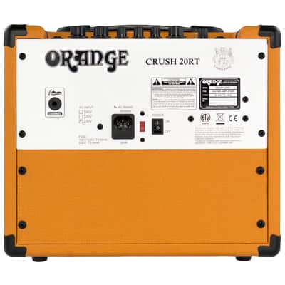 Orange Crush 20RT 20W 8" 2-Channel Guitar Amplifier and Speaker Combo, Orange image 3