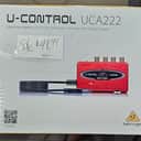 Behringer U-Control UCA222 2-Channel 16 Bit / 48kHz USB Interface 2010s - Red