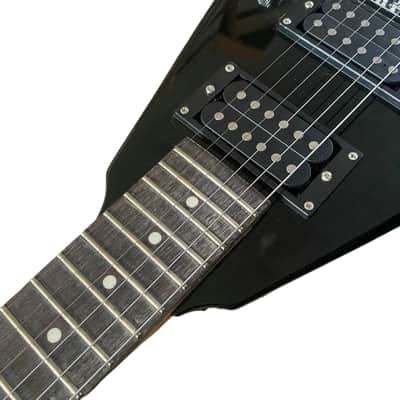 DIY Flying V Style Guitar, Solid Basswood Body, Maple Neck image 9