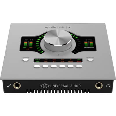 Universal Audio Apollo Twin X DUO Gen 2 Thunderbolt 3 Audio Interface, Bundle with TAPH100 Monitor Headphones and 25' Microphone Cable image 5