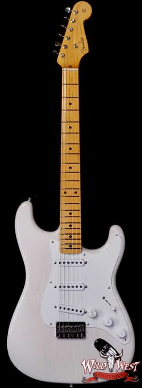 Fender Custom Shop Vintage Custom '55 1955 Hardtail Stratocaster Time Capsule Package Aged White Blonde 7.30 LBS image 1