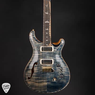 PRS 40th Anniversary Custom 24-08 Semi-Hollow Limited Edition - Faded Whale Blue image 3