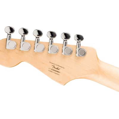Fender Squier Mini Stratocaster, Maple Fingerboard, White Pickguard, California Blue image 5