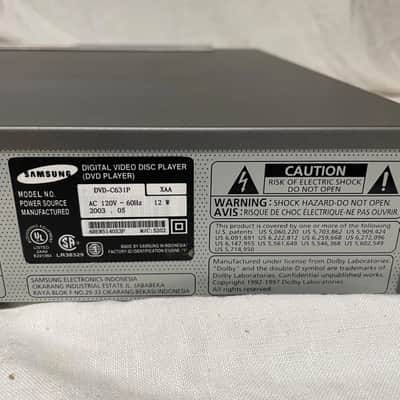 Vintage High Fidelity Samsung DVD-C631P DVD Player With Remote Rare 5 Disc image 5