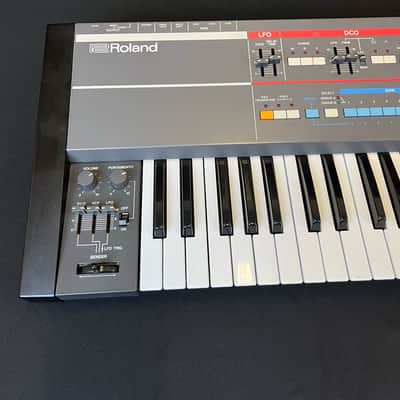 Roland Juno-106 61-Key Programmable Polyphonic Synthesizer 1984 - 1985 - Black image 22