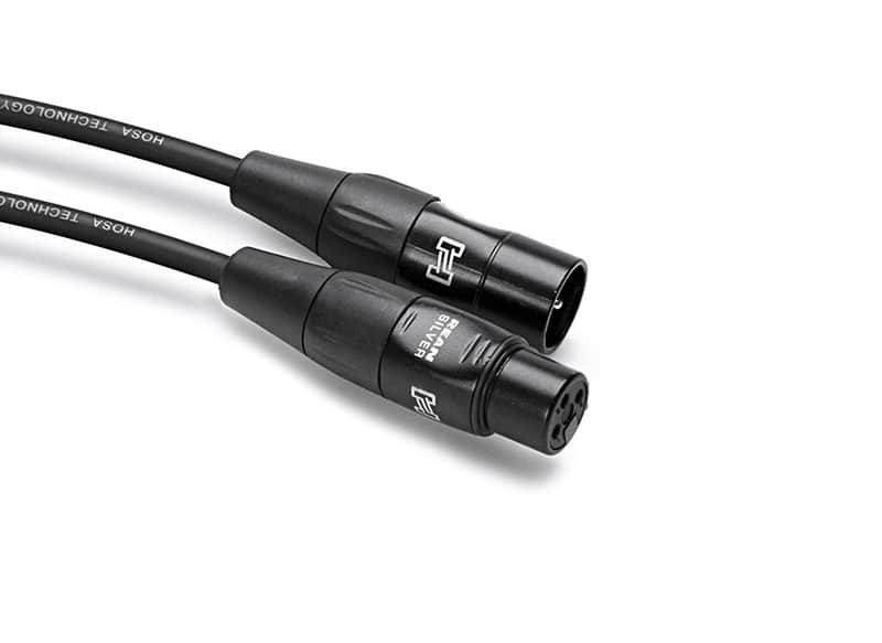 Hosa HMIC-025 25' Pro Microphone Cables REAN XLR3F to XLR3M image 1