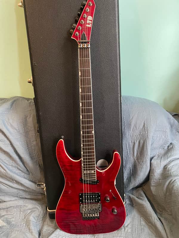 ESP LTD MH-327 2021 - See Thru Red 27 frets image 1