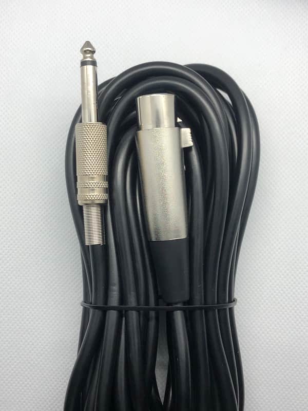 Nova Sound 25 Foot XLR 3Pin Female to 1/4" Mono TS Cable - Nova Sound Black image 1