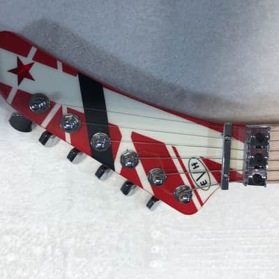 EVH 5150 Striped Series 2017 - Present - Red/Black/White image 3