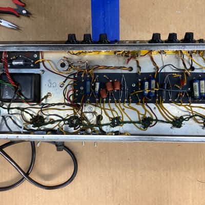 Fender Bassman AB165 1965 Vintage Tube Guitar Amp Head Rare Serviced image 20