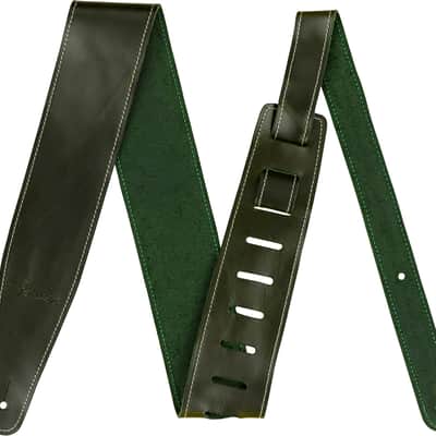 FENDER - Broken-In Leather Strap  Green  2.5 - 0990641062 image 1