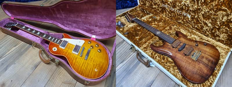 2003 Gibson Historic 59 & 2015 Suhr Standard Carve Top Collection Koa Limited image 1