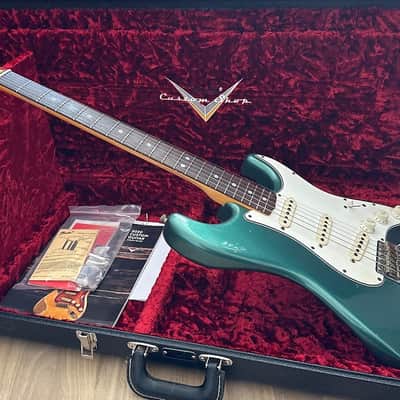 Fender Custom Shop 1965 Stratocaster Journeyman Sherwood Green 2020 image 13