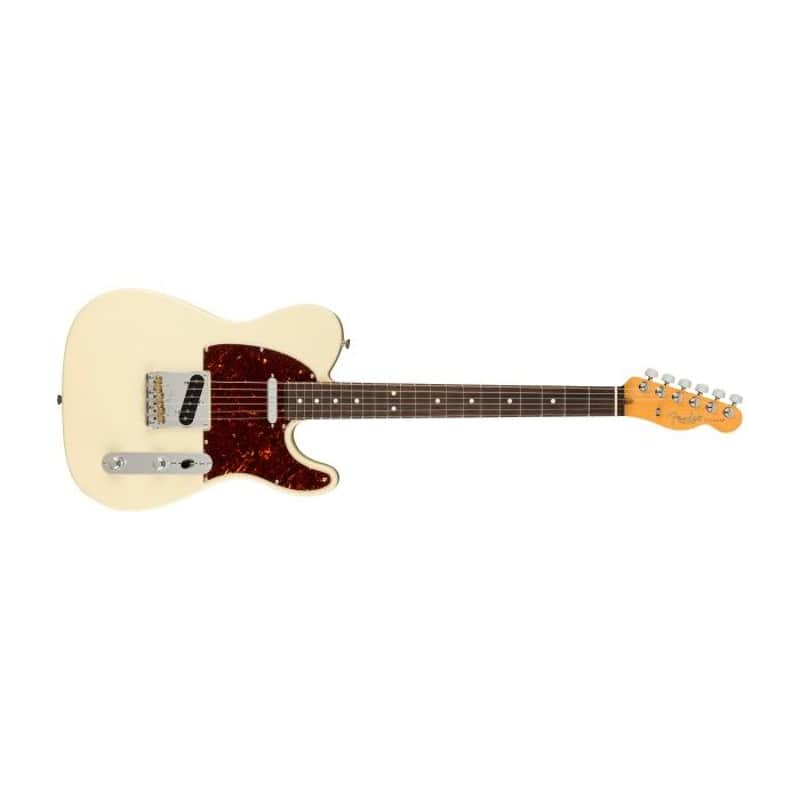 Fender American Professional II Telecaster Guitar, Olympic White with Rosewood Fingerboard image 1