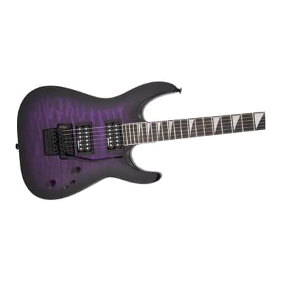 Jackson JS Series Dinky Arch Top JS32Q DKA 6-String, Amaranth Fingerboard, Poplar Body, and Bolt-On Maple Neck Electric Guitar (Right-Handed, Transparent Purple Burst) image 9