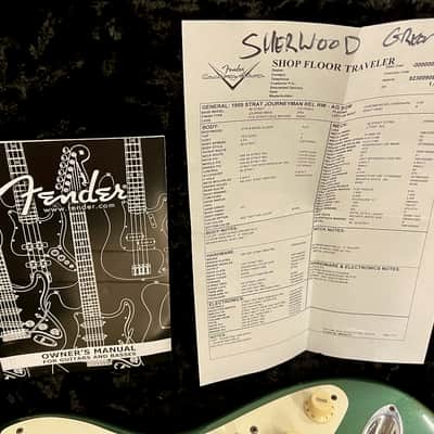 Fender 1959 Fender Stratocaster Custom Shop 2015 - Journeyman Relic Sherwood Green image 7