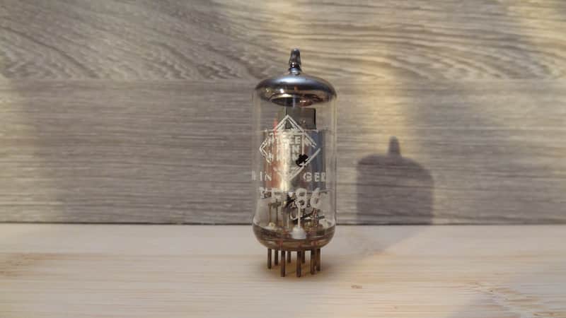 Rare NOS 1972 TELEFUNKEN ef86 silver MEDICAL grade SUPER STRONG tube preamp limiter tube mic U67 image 1