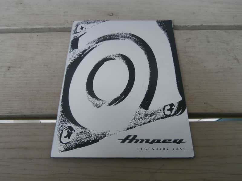 2006 Ampeg Catalog! Rare, Original Case Candy, Paperwork! image 1