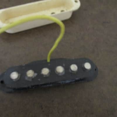 Fender Electric Guitar Pickup & Cover 3.2K 1990s/2000s - White Cover image 3
