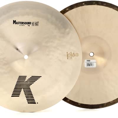 Zildjian 14 inch K Zildjian Mastersound Hi-hat Cymbals image 1