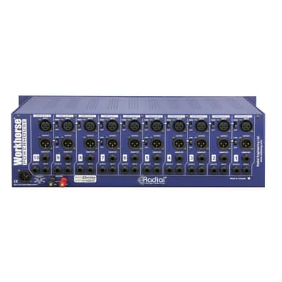 Radial Workhorse Powerhouse 500 Rack, 10 Slots, 19" 5HE - Rack for 500 modules image 2