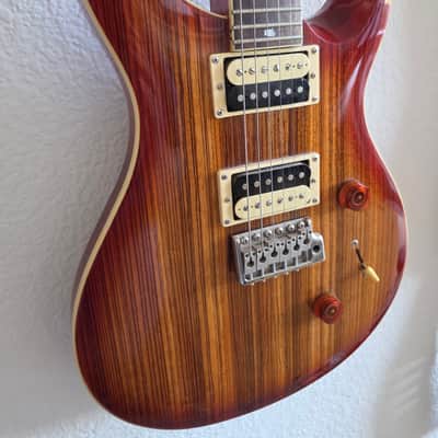 PRS SE Custom 24 Zebrawood Vintage Sunburst - Exotic Top image 2