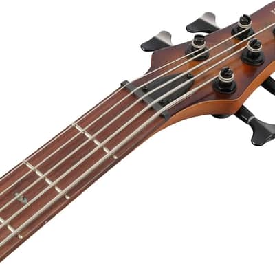 Ibanez SR505AL Standard Left-Handed 5-String Bass Guitar, Rosewood Fingerboard, Mahogany Brown Burst image 4