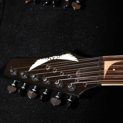 Dean VMNT - Dave Mustaine Doubleneck 6/12 Electric Guitar w OHSC - Black image 6