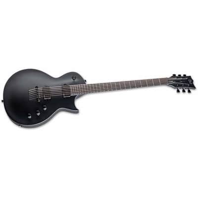ESP LTD EC-1000 Charcoal Metallic Satin Electric Baritone Guitar image 3