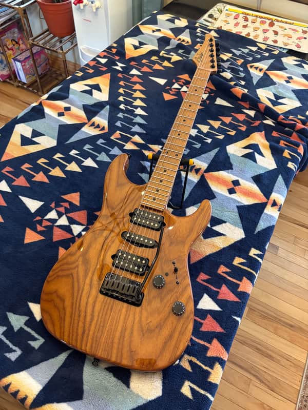 Suhr Custom Standard S Roasted Swamp Ash Reverse Headstock Roasted Maple Neck image 1
