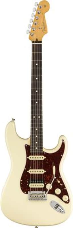 Fender American Pro II Stratocaster HSS Rosewood Olympic White w/Case image 1