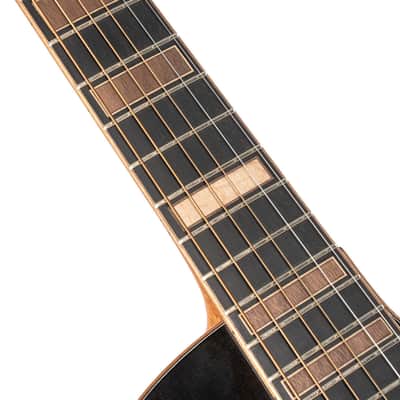 Cort MODERNBLACK Masterpiece Series Modern Concert Body Solid European Sitka Spruce Top Walnut Reinforced Mahogany Neck 6-String Acoustic-Electric Guitar w/Hard Case image 18