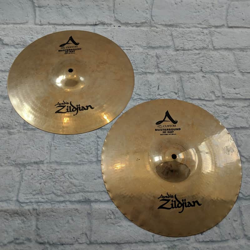 Zildjian A Custom Hi-Hat Pair 14 in. - customer return **NEVER PLAYED!! **MINT!! image 1