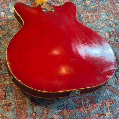 1967 Fender Coronado II with Tremolo, Rosewood Fretboard - Candy Apple Red image 17