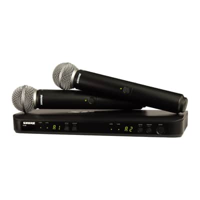 Shure BLX288/SM58 Wireless Dual Vocal System with two SM58 Mics - H10 image 1