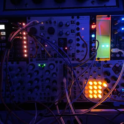 Lutz Media 4mm wide Eurorack Modular Plexi “Light” Panel / Voltage LED Display image 4