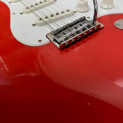 Used 2021 Squier Classic Vibe '50's Strat Stratocaster Electric Guitar Maple Fingerboard Fiesta Red image 22