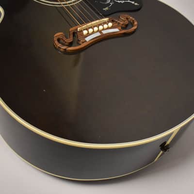 2013 Gibson Custom Shop Limited Edition SJ-200 Jumbo Acoustic Trans Black w/OHSC image 8