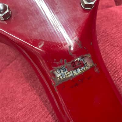 Sekova Jupiter Vintage Electric Guitar 60's - Red | Reverb