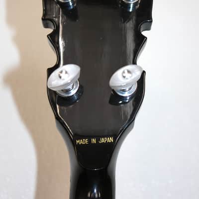 1980's Tokai T600R 5 String Banjo Made In Japan With Hard Shell Case image 8