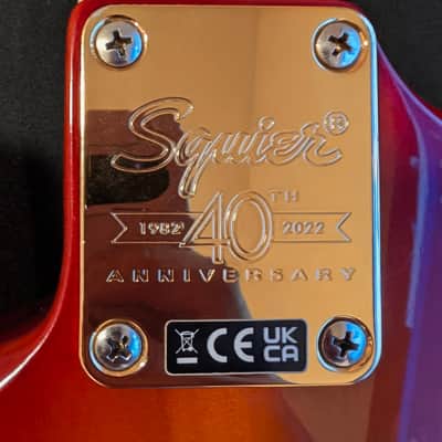Squier 40th Anniversary Gold Edition Sienna Sunburst (w/ upgrades) image 6