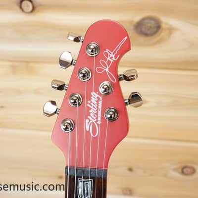 Sterling MAJ100 John Petrucci Signature Majesty - Ice Crimson Red With Gig Bag image 17