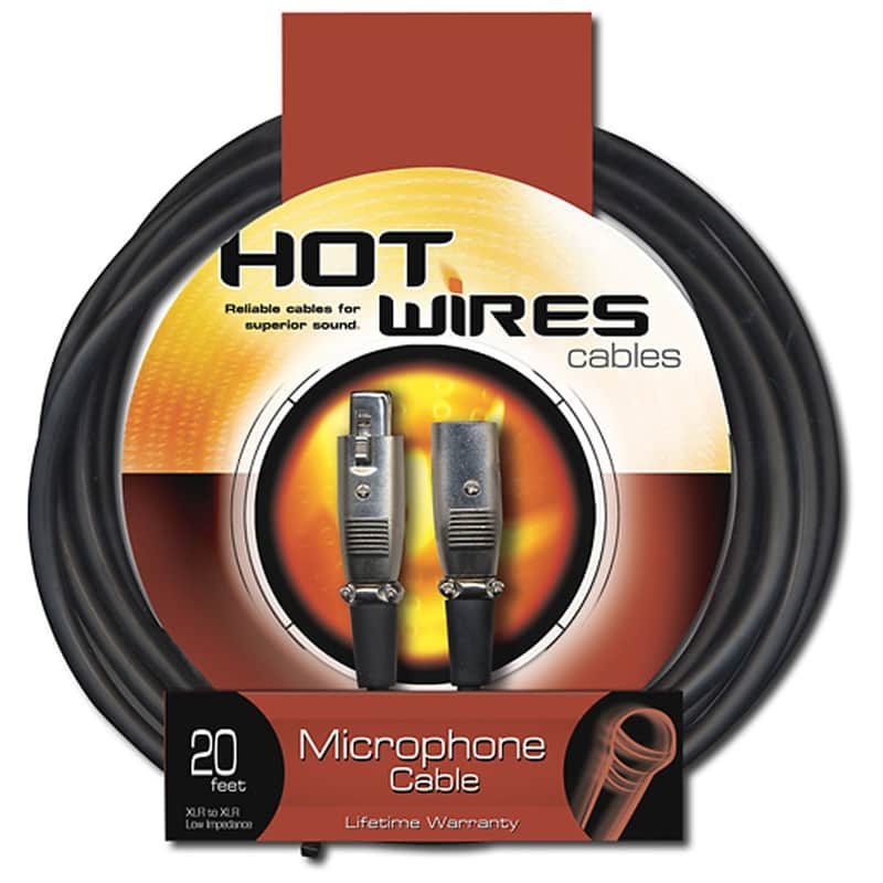Hot Wires - XLR-XLR - Microphone Cable - 20' image 1