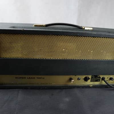 1969 Marshall Super Lead 100w Guitar Amp Head Vintage model 1959 original post plexi metal panel JMP 100 watt Rock n Roll Machine AC/DC Jimi Hendrix Amplifier image 10