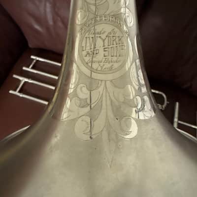 York Bb Trombone (Model 83) (1912)(Professional) (Grand Rapids) SN 30317 (JW York) image 2